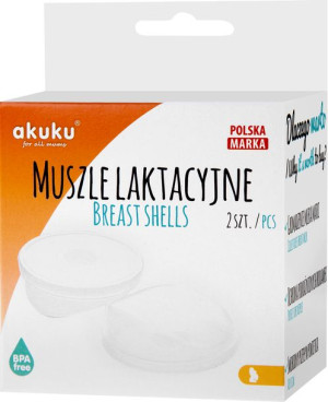 Akuku muszle laktacyjne 2 sztuki