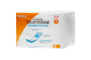 Akuku ultrachłonne podkłady poporodowe 10 sztuk
