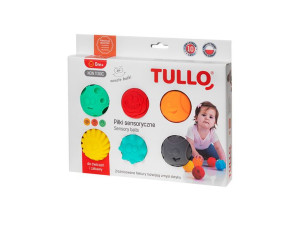 Tullo Piłki sensoryczne buźki 6 szt.