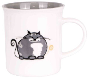 Kubek Gatunkowa Porcelana Puszysty Kot 330ml.