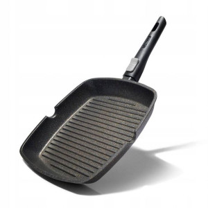 Patelnia Grill Zdejmow. Uchwyt 28cm. Fissman Dania