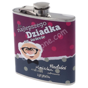 Piersiówka Najlepszy Dziadek na świecie Dzień Dziadka
