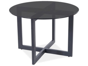 Ława Almeria B Czarny Trans./czarny Fi 60x45