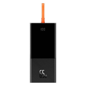 PowerBank Baseus Elf 20000mAh, PD, 2xUSB, USB-C + kabel USB-C 65W (czarny)