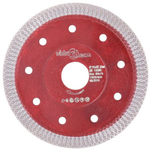 Tarcza diamentowa z otworami, stal, 115 mm