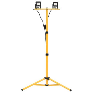 Reflektor LED ze stojakiem, 2x10 W, ciepłe białe światło