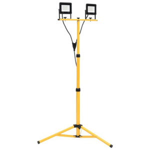 Reflektor LED ze stojakiem, 2x30 W, ciepłe białe światło