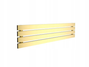 Grzejnik pokojowy poziomy BELLOSLIM 30x120 złoty