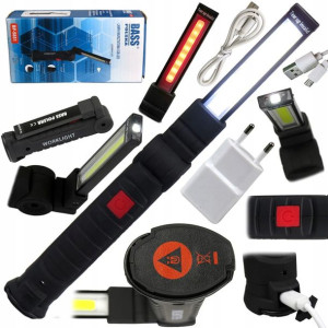 Latarka Warsztatowa Lampa Lampka Led Magnes 900lm