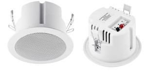Głośnik sufitowy Voice Kraft VK QC 40T biały 100v