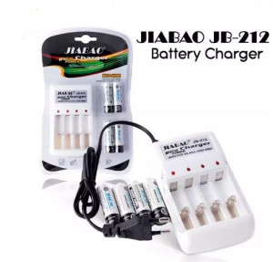 Ładowarka Baterii Aa +aaa + 4 Akumulatorki 5500 Mah