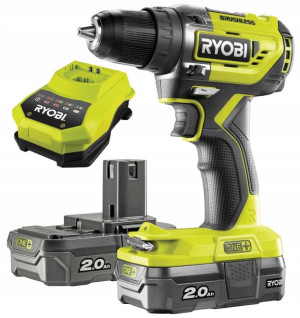 Ryobi R18dd5-220s Wkrętarka Bezszczotk. 18v 2x2ah