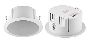 Głośnik sufitowy Voice Kraft VK QC 60T biały 100v