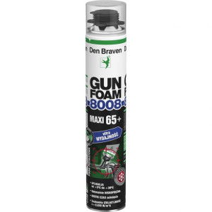 Den Braven Gun Foam 8008 Maxi 65+ Piana Pistoletowa Wysokowydajna 870Ml