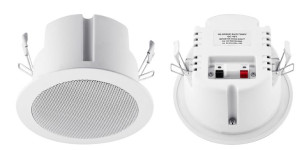 Głośnik sufitowy 10 cm Przełącznik 8ohm / 100V
