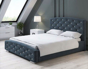 Sypialnia Łóżko W Stylu Retro 140x200 Lara Pikowane