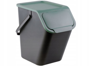 Modułowe Kosze Na Śmieci Do Kuchni 25l Na Szkło Zielony