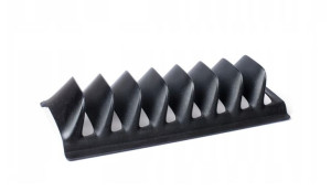 Stojak Na Talerze I Pokrywki 30x13x6cm 2w1 Czarny