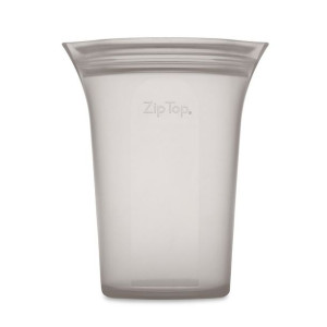 Pojemnik silikonowy lunchbox Zip Top Cup Large 0,71 l - grey