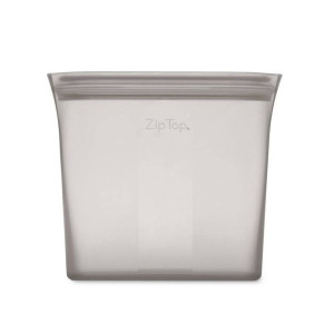 Silikonowa torba na kanapki Zip Top Sandwich Bag - grey