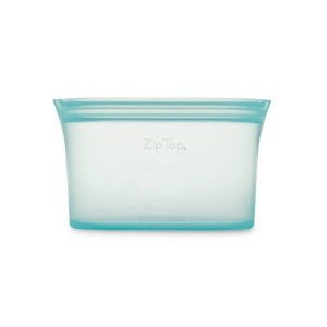Pojemnik z silikonu spożywczego Zip Top Small Dish - teal