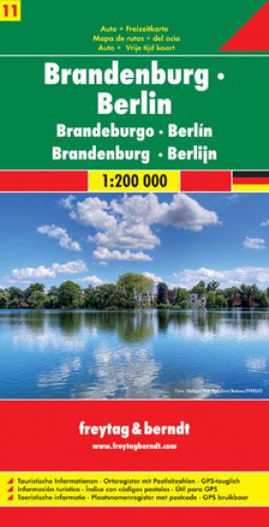 BRANDENBURGIA Niemcy mapa drogowa FB