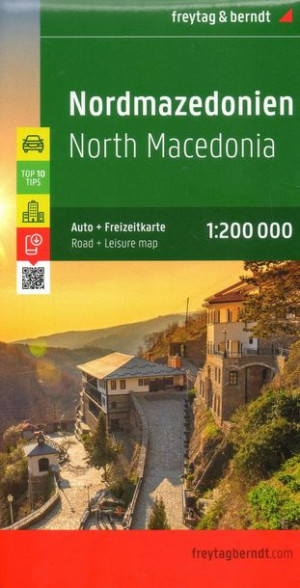 MACEDONIA PÓŁNOCNA mapa samochodowa 1:200 000 FB