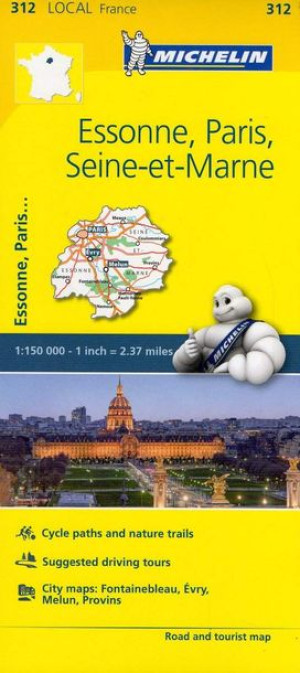 ESSONE PARYŻ Francja mapa drogowa 1:150T Michelin
