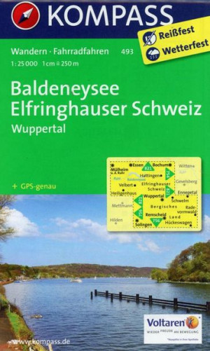 Baldeneysee Elfringhauser Schweiz Mapa Kompass