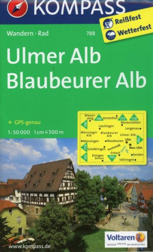 Ulmer Alb Blaubeurer Alb 1:50 000 Mapa Kompass