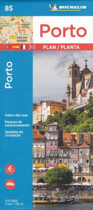 PORTO Portugalia mapa 1:11 000 MICHELIN