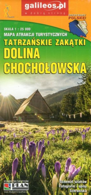 DOLINA CHOCHOŁOWSKA mapa turystyczna PLAN 2020