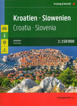 CHORWACJA SŁOWENIA atlas drogowy 1:150 000 FB 2020