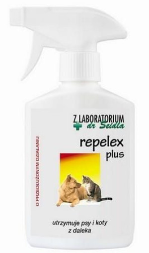 Dr Seidel Repelex Plus - Płyn utrzymujący psy i koty z daleka - spray 300ml