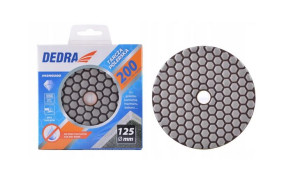 Dedra Dysk Polerski Diamentowy Gr200 Na Sucho 125