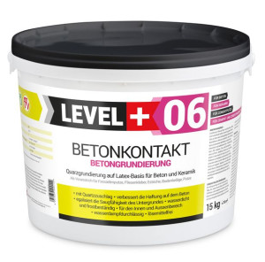 Grunt Betonkontakt 15kg Pod Tynki Gipsowe Grunt Kwarcowy Podkład Level+06