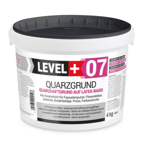 Grunt Kwarcowy 4kg Grunt Szczepny Środek Gruntujący Biały Podkład Level+07