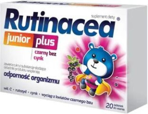 Rutinacea Junior Plus 20 Tabletek Do Ssania