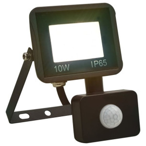 Reflektor LED z czujnikiem, 10 W, zimne białe światło