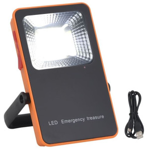 Reflektor LED, ABS, 10 W, zimne białe światło