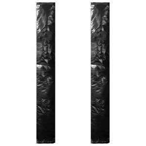 Pokrowce na parasole ogrodowe, 2 szt., z zamkiem, PE, 175 cm