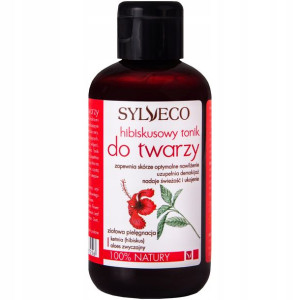 Sylveco hibiskusowy tonik łagodzi i nawilża skórę