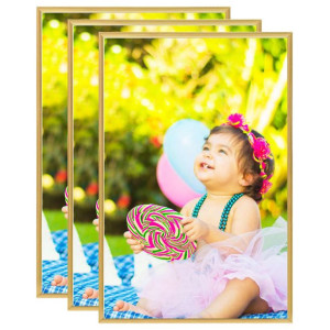 Ramki na zdjęcia, 3 szt., ścienne lub stojące, 42x59,4 cm, MDF
