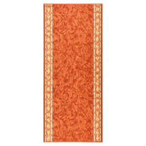 Bieżnik dywanowy, terakotowy, 67x150 cm, antypoślizgowy