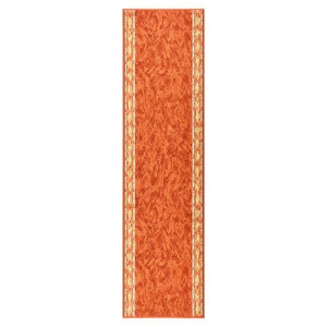 Bieżnik dywanowy, terakotowy, 67x250 cm, antypoślizgowy