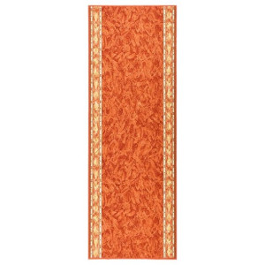 Bieżnik dywanowy, terakotowy, 80x250 cm, antypoślizgowy