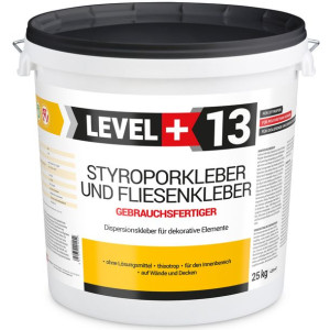 Klej do Płytek Dekoracyjnych 25kg do płytek Gipsowych Styropianu Level+13
