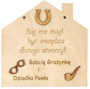 Prezent Na Dzień Babci I Dziadka Zawieszka Z Grawerem