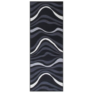 Dywanik, czarny, 80x250 cm