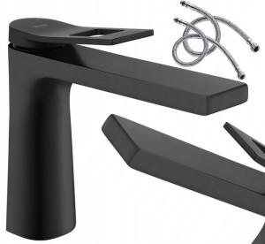 Bateria Umywalkowa Niska Czarna Black Soul Rea